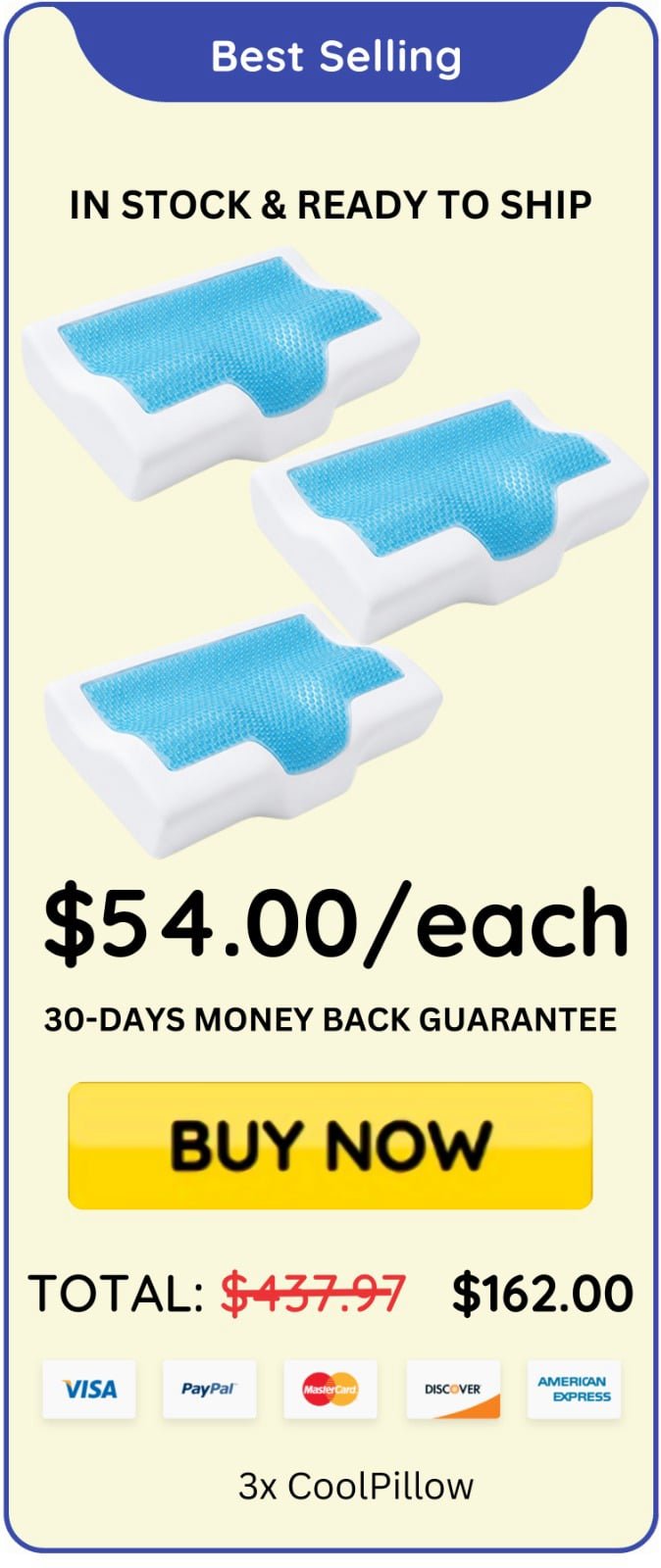 CoolPillow offer price 